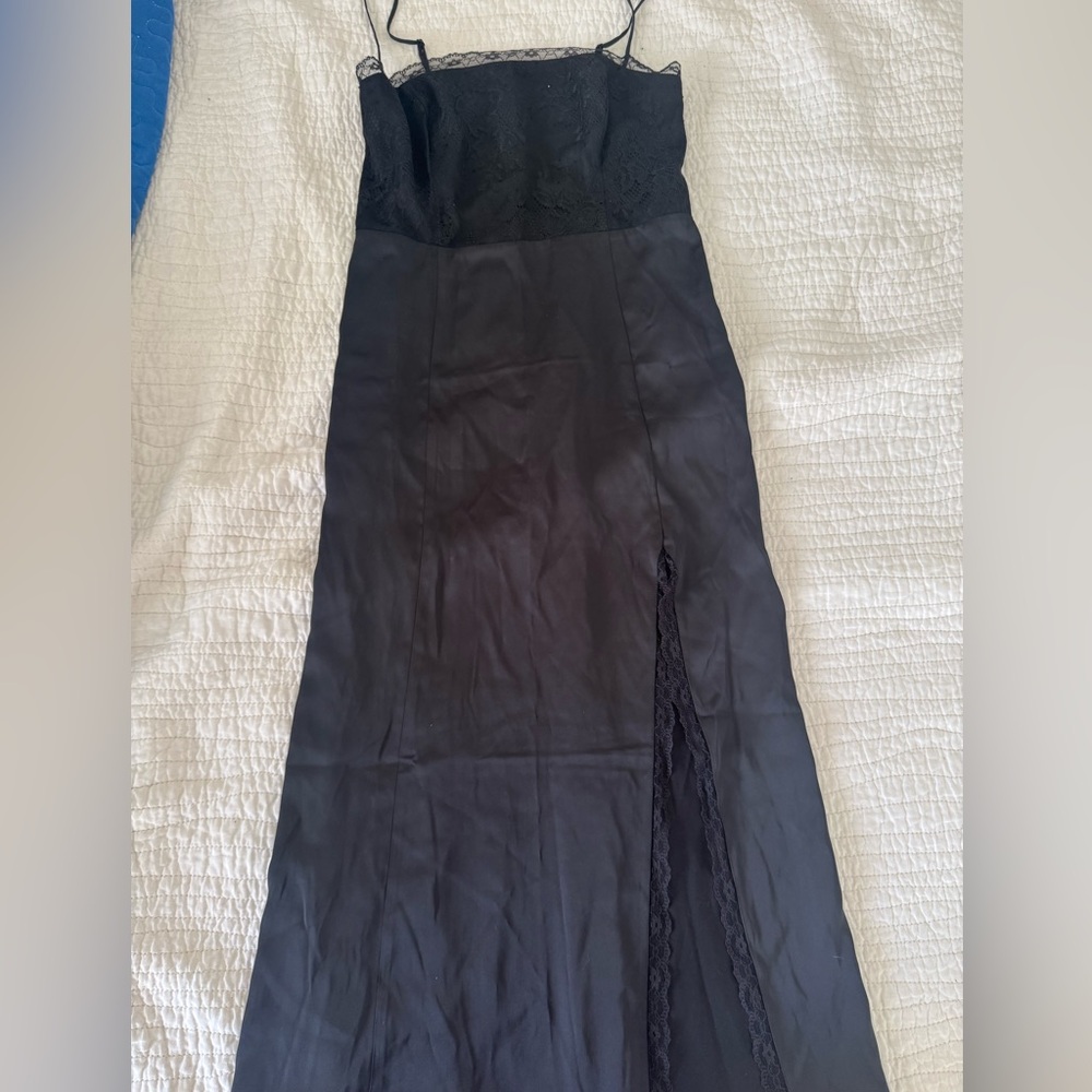 Zara Black Lace Detail Dress